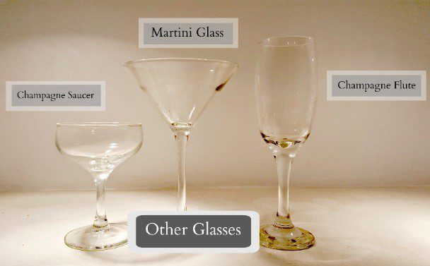 Glassware Rentals - Specialty Glasses