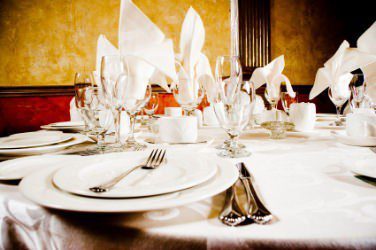 Tableware party rentals available from Meadowvale Party Rentals