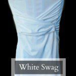 Chair Rentals - White Swag Chair Cover