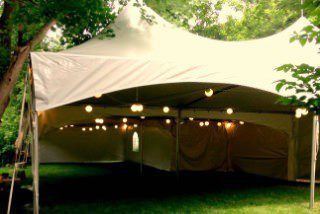 set up tent rentals Brampton backyard