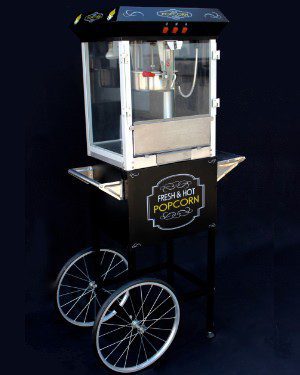 Black Popcorn Machine