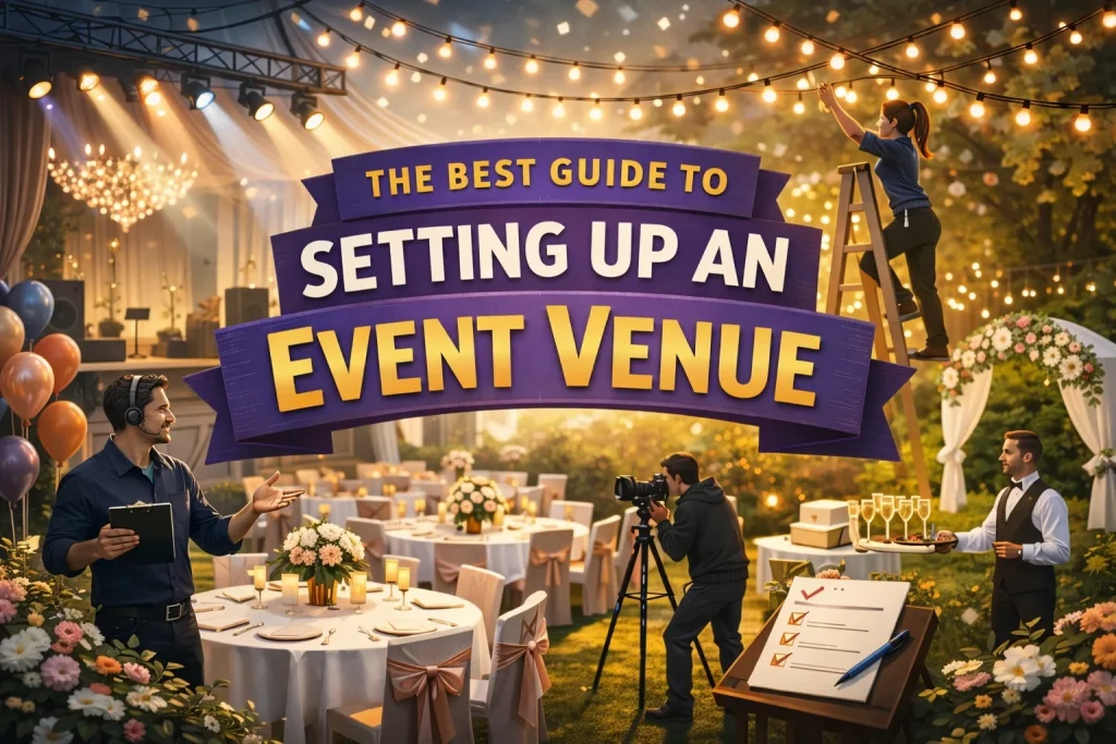 The Best Guide to Setting Up an Event Venue – Asif Zaidi Setting Up