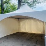 15x15 high peak marquee tent with plain white walls 2