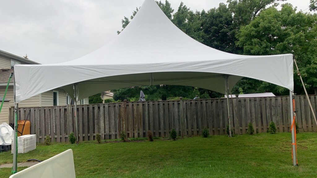 15x20 high peak marquee tent