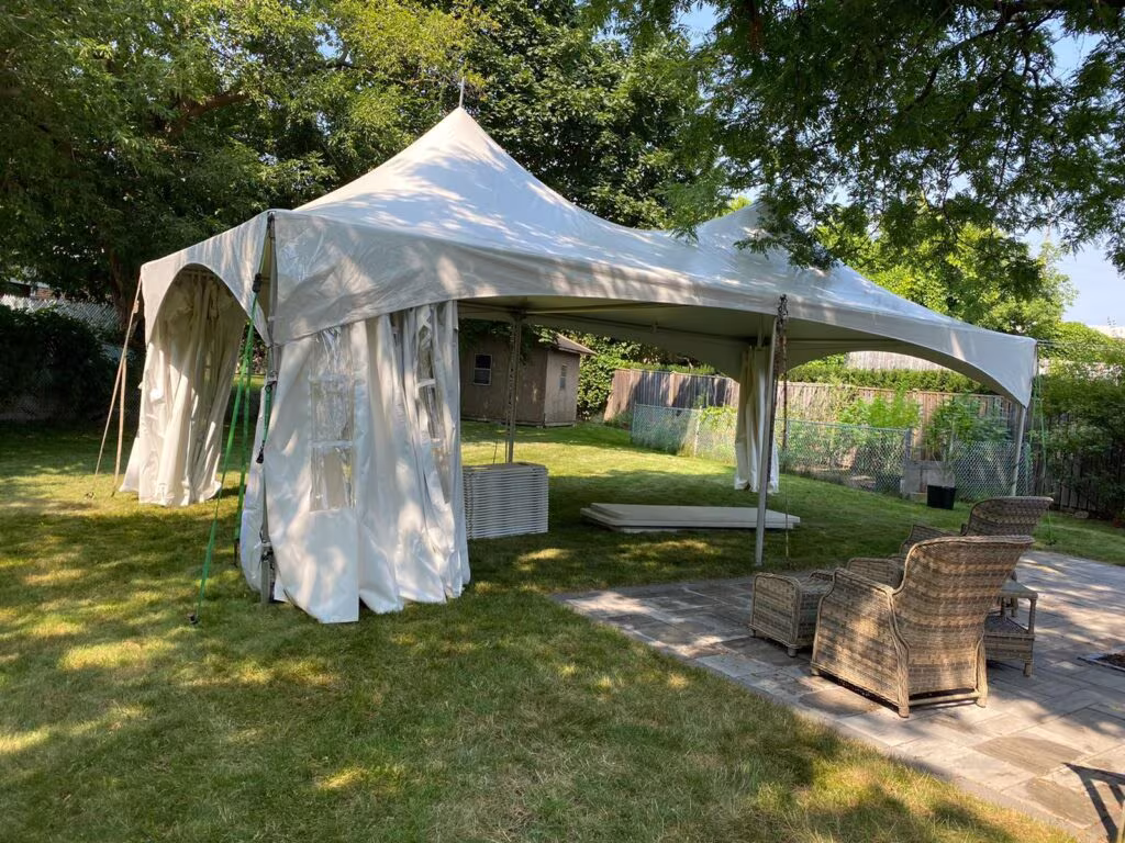 15×30 high peak marquee tent