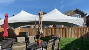 15x30 high peak marquee tent without walls