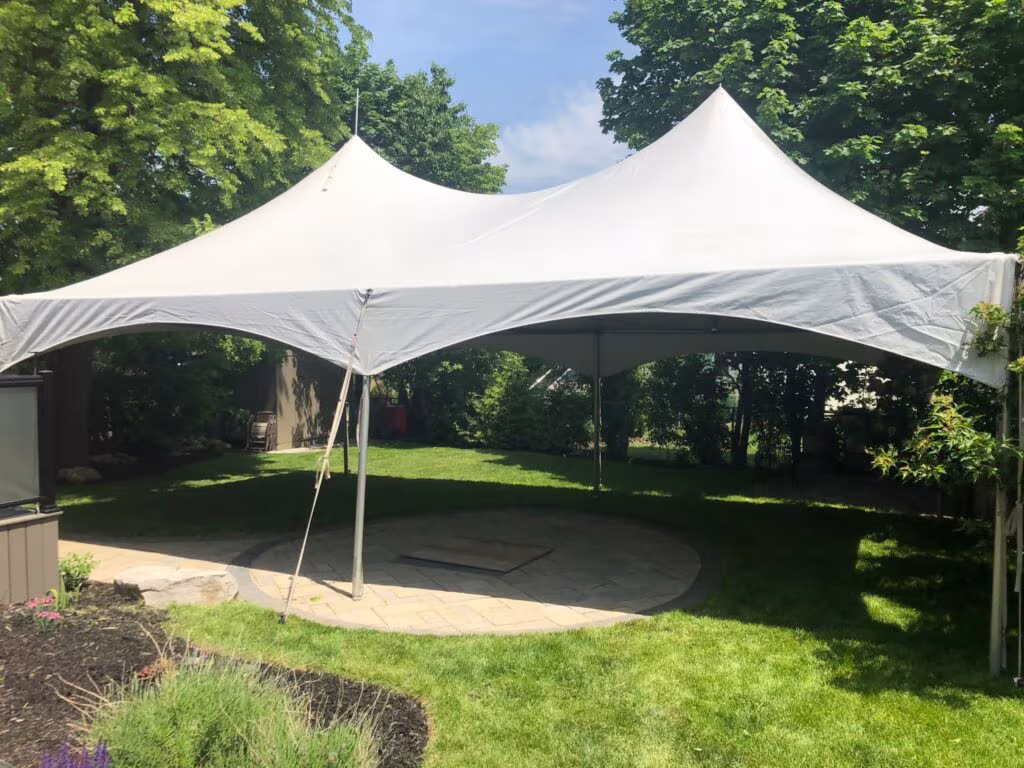 20x30 - backyard setup