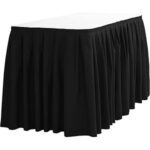 Black-table-skirt