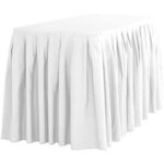 White-table-skirt