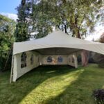 20x40 high peak marquee tent with french window walls 3
