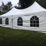 20x40 high peak tent with french window walls 1