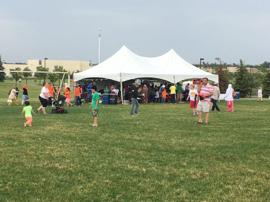 Canada Day with 20x40 tent