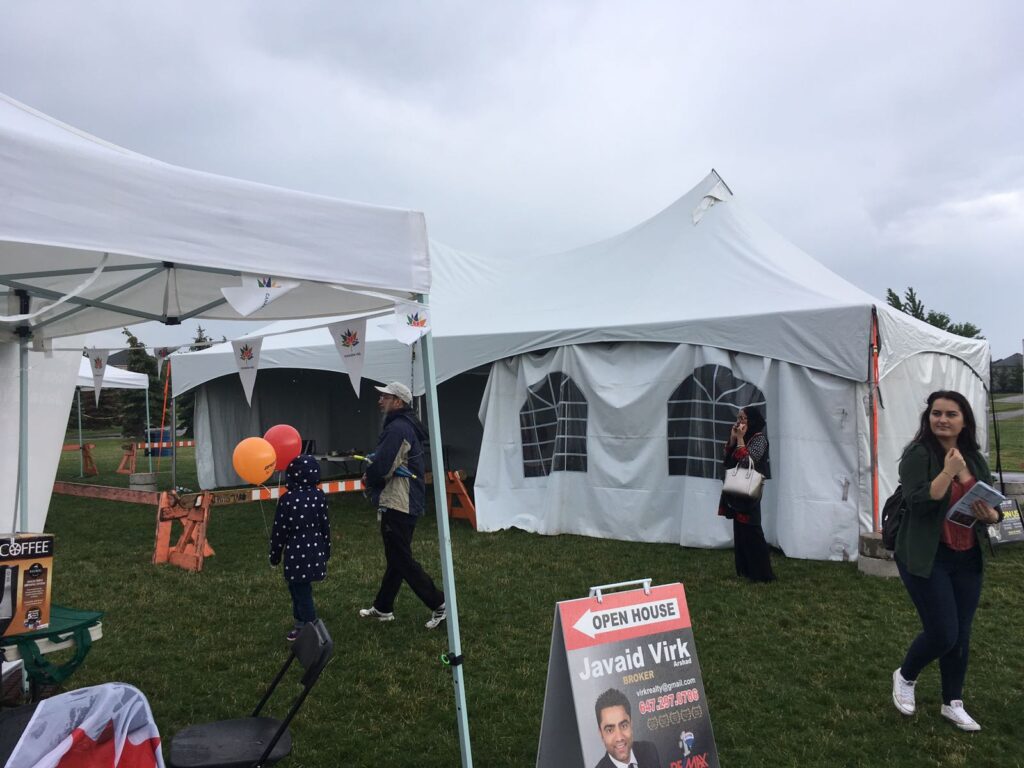Tents for Canada Day