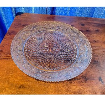 Crystal 14 Inch Plate – Round