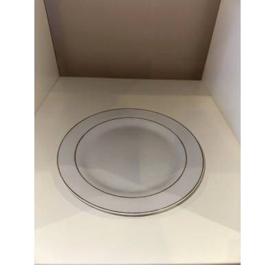 Gold Rim 8 Inch Salad Plates – Dozen