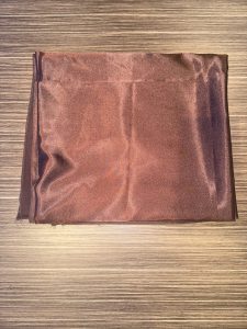 54 x 54 Brown Satin