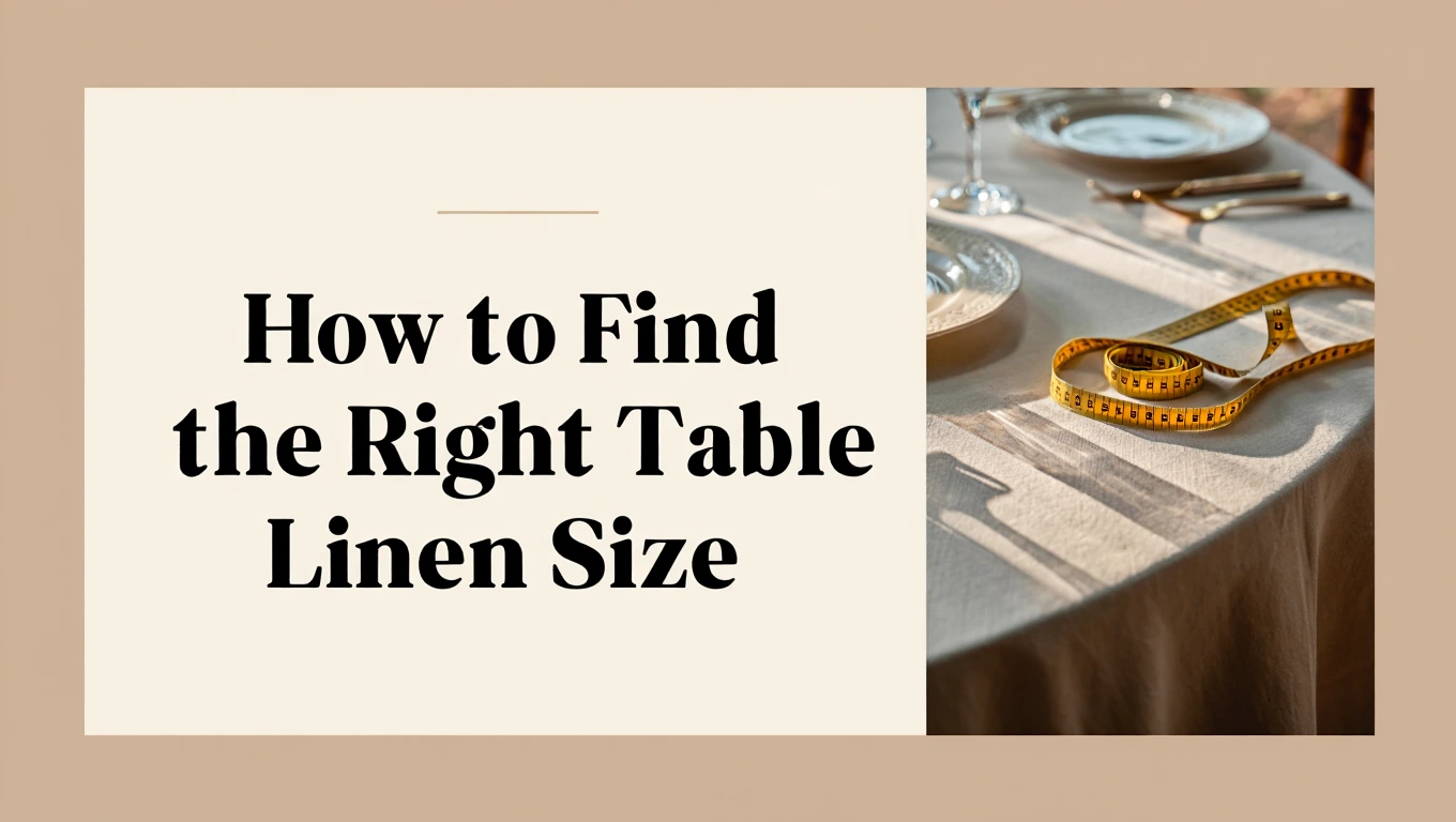 Let’s Talk Linens: The Ultimate Guide to Table Linen Sizes How to Find the Right Table Linen Size