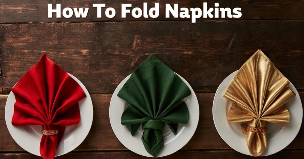 How To Fold Napkins - How To Make A Swan With A Napkin How To Fold Napkins