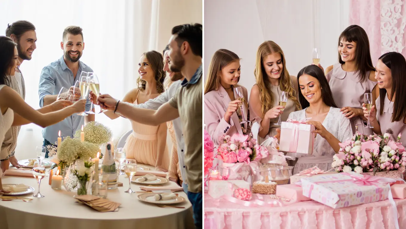 Wedding Shower vs Bridal Shower: Key Differences And Creative Ideas Wedding Shower vs. Bridal Shower Comparison Table