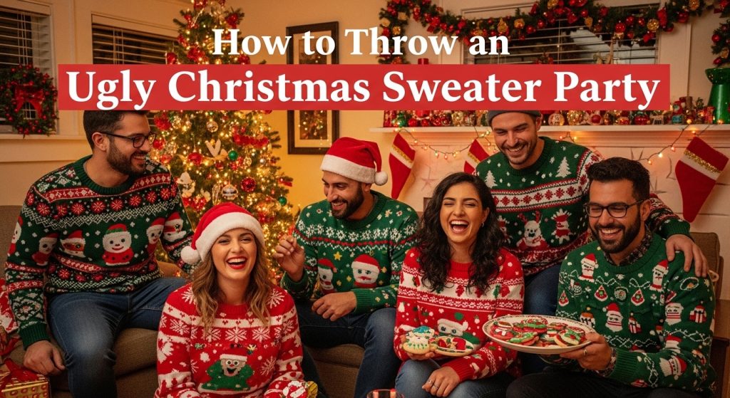 35 Best Ugly Sweater Party Christmas Ideas - Ugly Holiday Sweater Party How to Throw an Ugly Christmas Sweater Party
