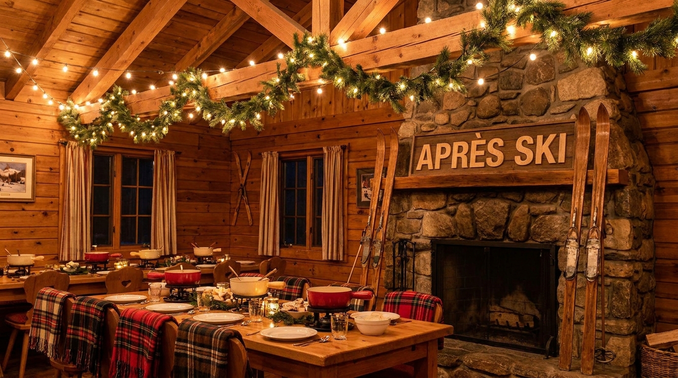 Apres Ski Party Planning Ideas - Best Setting the Scene Apres Ski Party Decor