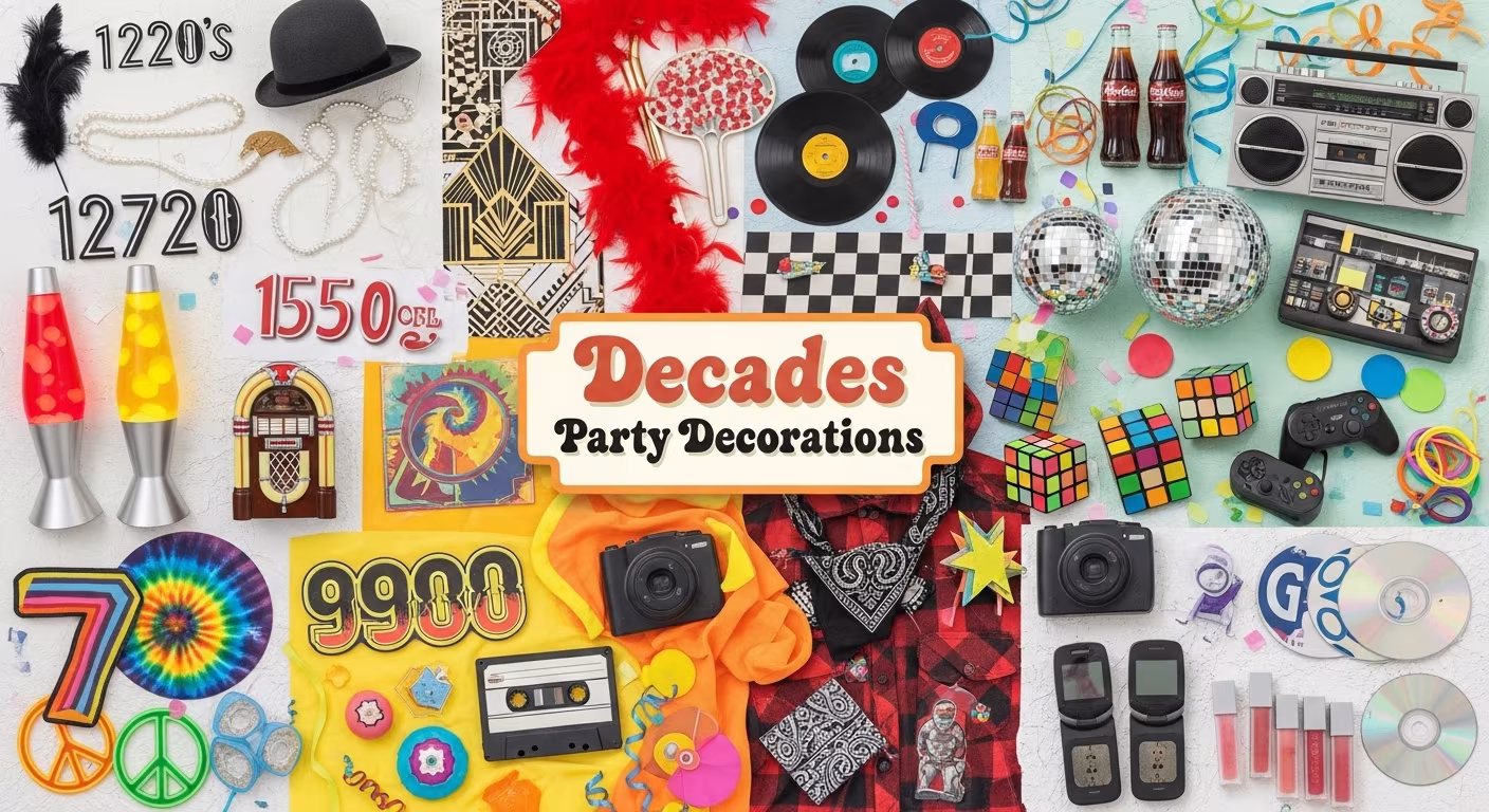 Top 10 Through The Decades Theme Party Ideas - Decades Party Decades Party Decorations