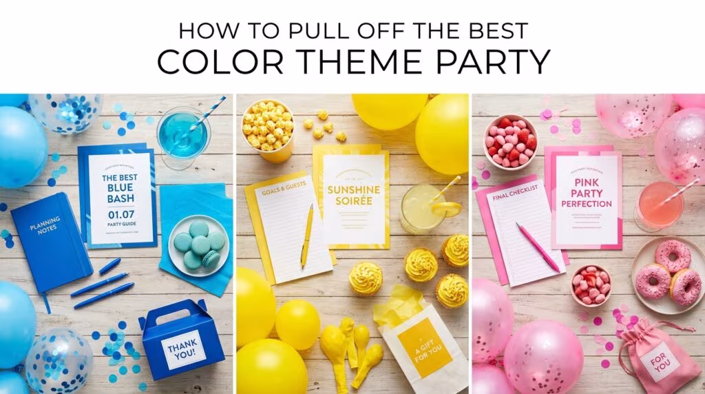 How To Throw the Best Color Theme Party? - Color Party Theme Ideas Colourful Theme Party