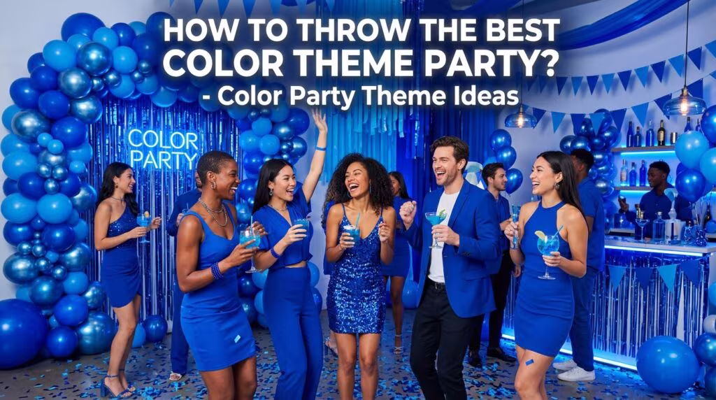 How To Throw the Best Color Theme Party? - Color Party Theme Ideas Color Theme Party