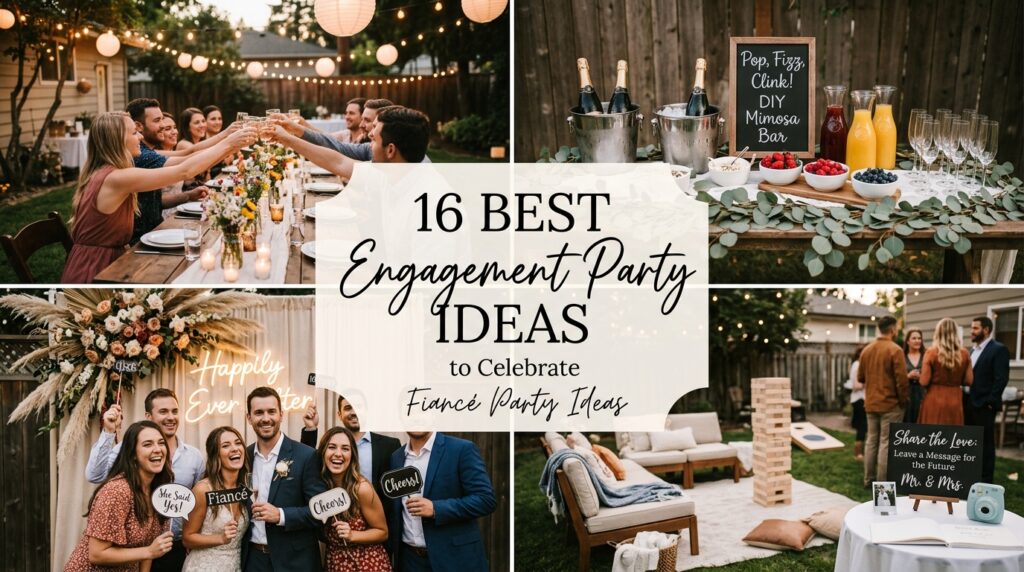 16 Best Engagement Party Ideas to Celebrate - Fiance Party Ideas Engagement Party Ideas
